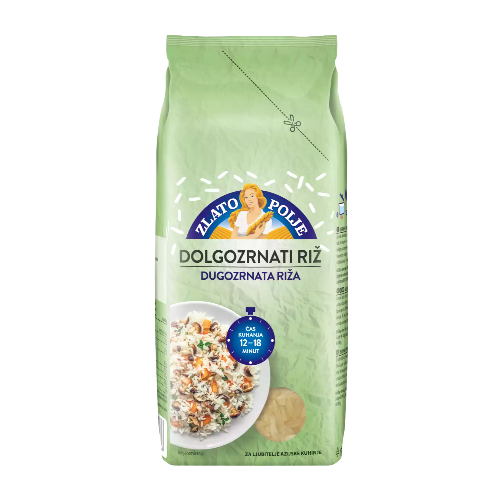 Dolgozrnat riž 800g