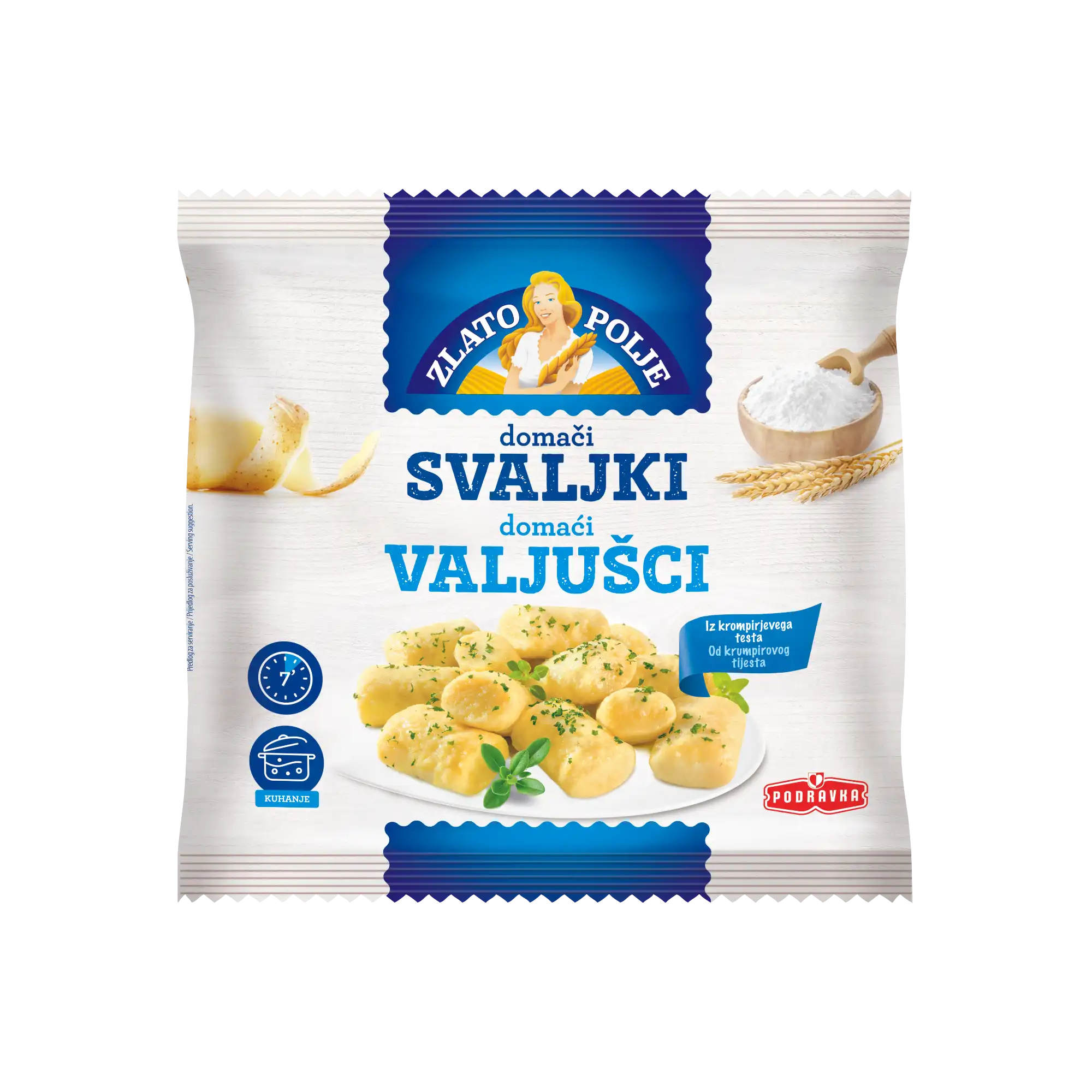 Domači krompirjevi svaljki 400g