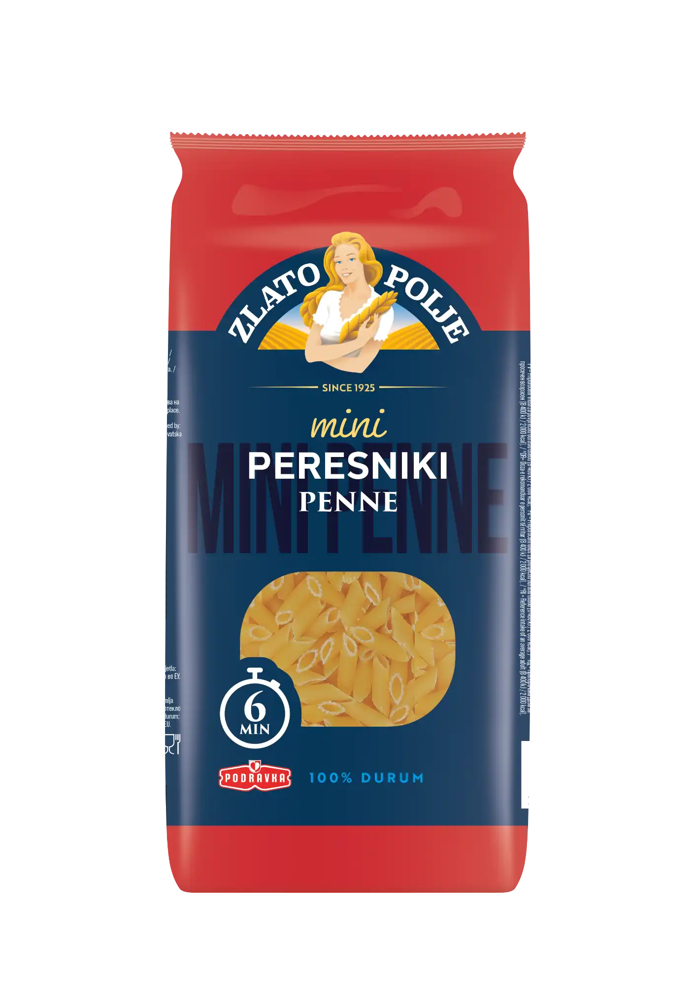 ZP TESTENINE MINI PERESNIKI DURUM 400g