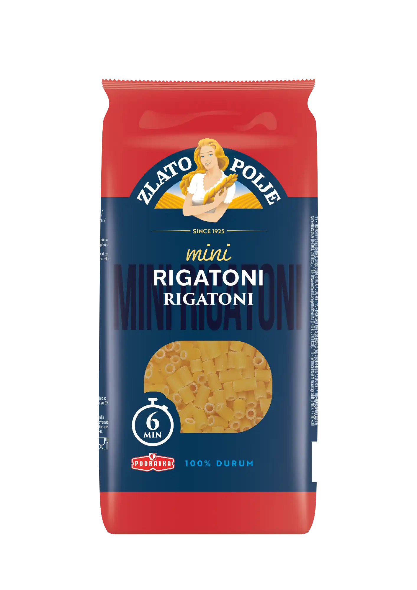 ZP TESTENINE MINI RIGATONI DURUM 400g