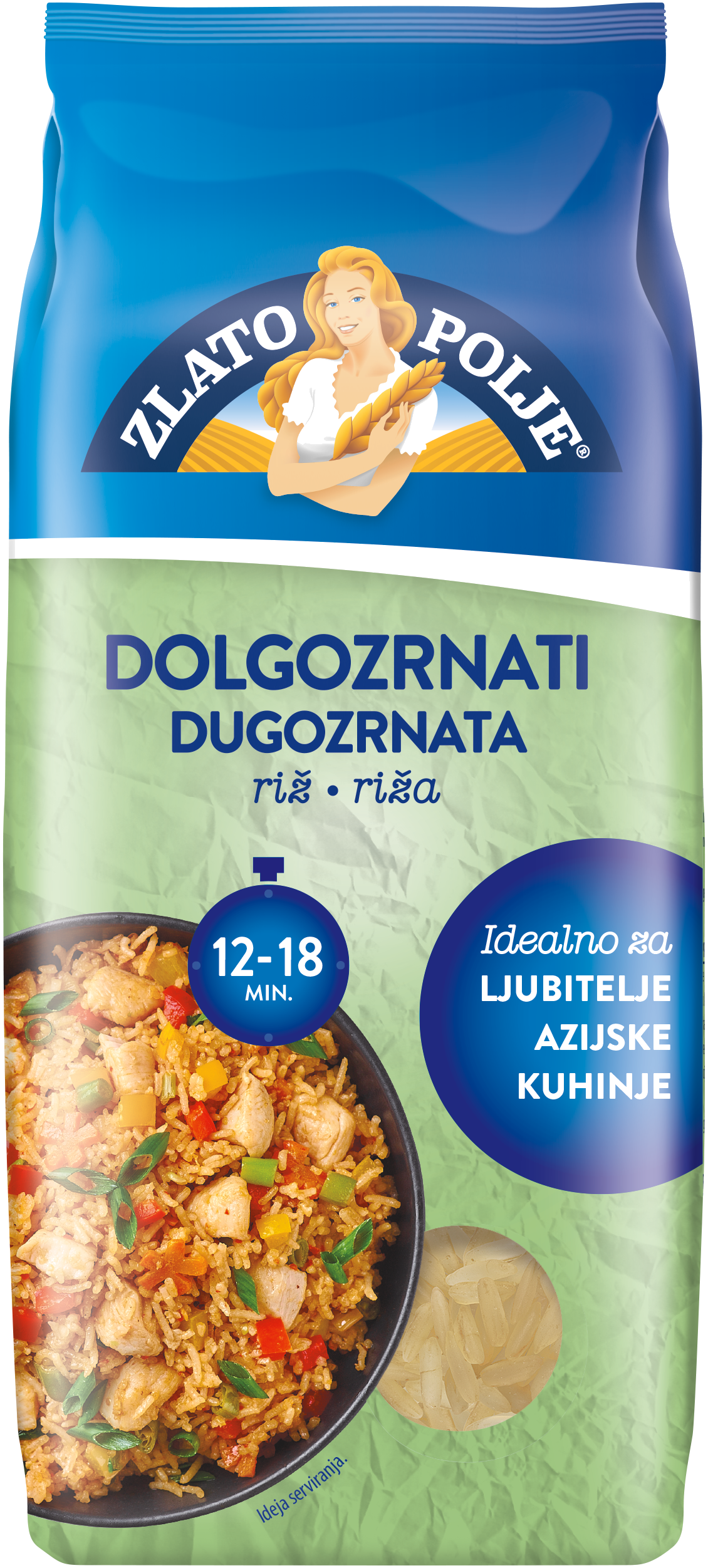 Dolgozrnat riž 800g